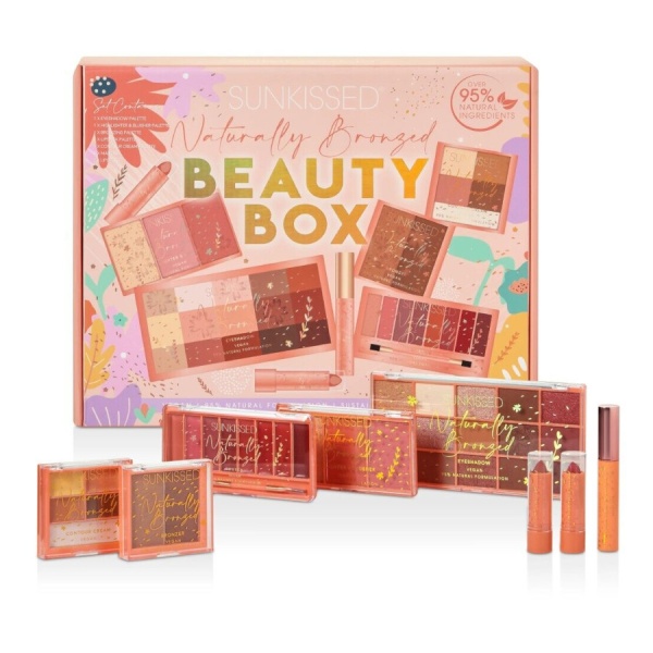 Sunkissed Naturally Bronzed Beauty Box Makeup Set