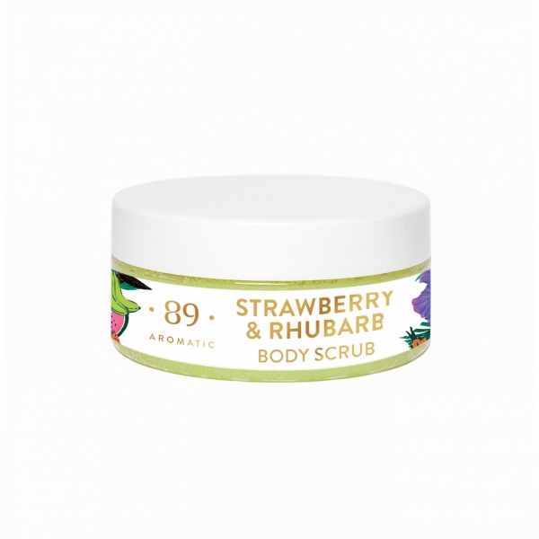 Aromatic 89 Colourful Collection Body Scrub - Strawberry and Rhubarb 150 g